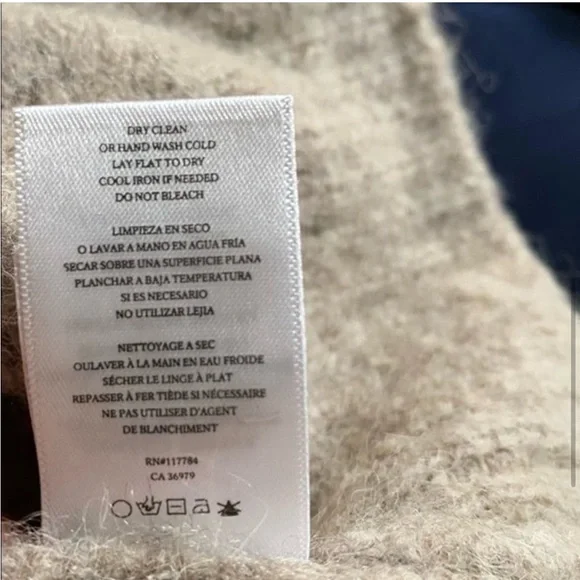 Rails Lana Leopard Print Alpaca Wool Crewneck Sweater Spotted Hazel - Picture 5 of 5